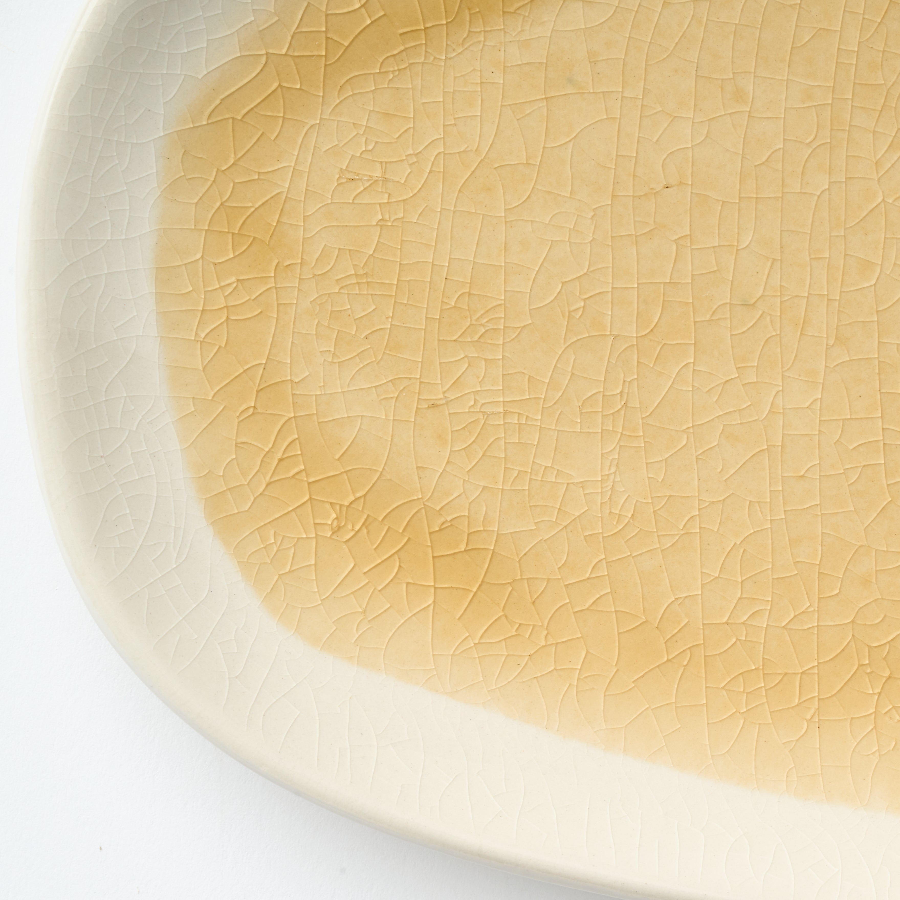 Cora Crackle Oval Platter