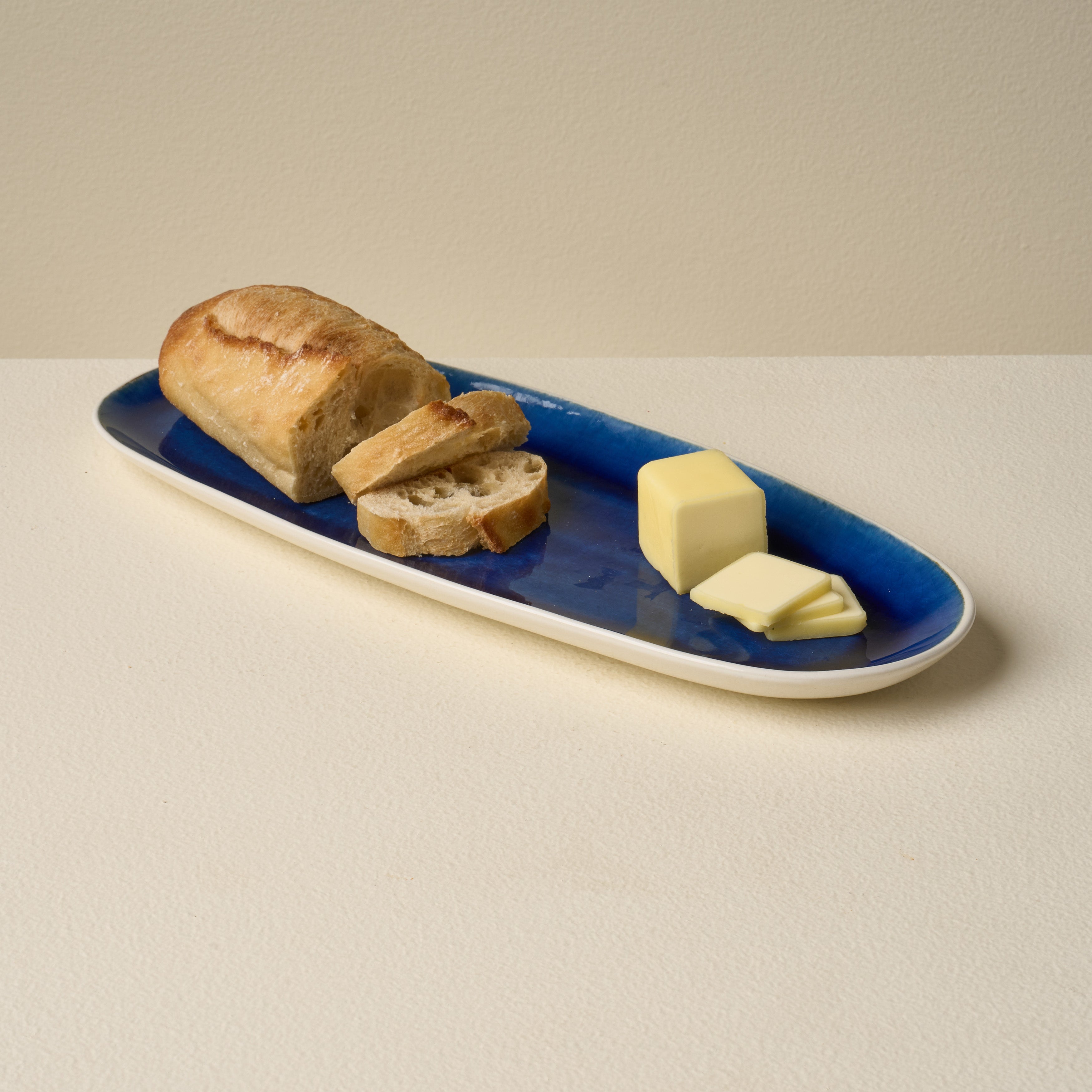 Cora Crackle Oval Platter