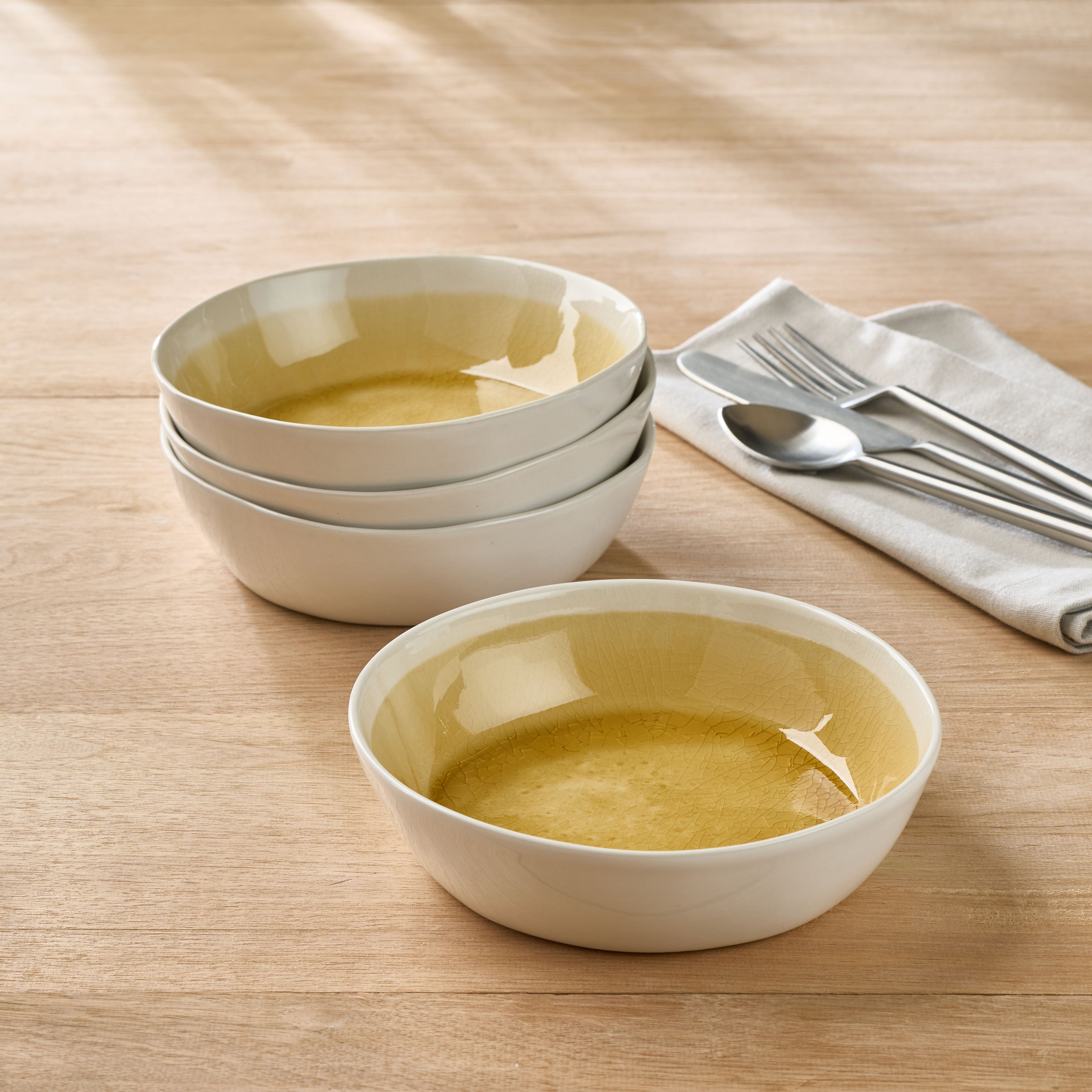 Cora Crackle Soup/Cereal Bowl - Set of 4