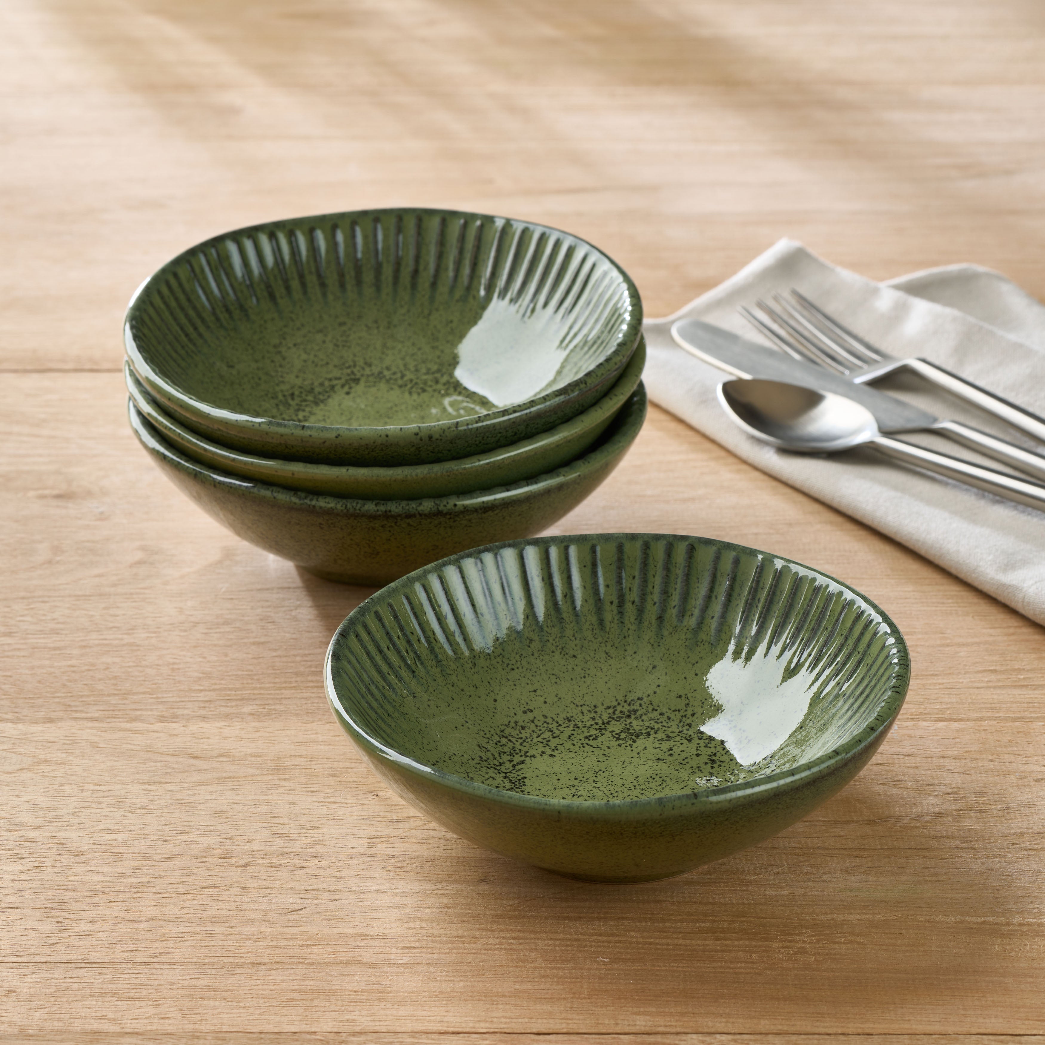 Livia Verde Soup/Cereal Bowl - Set of 4