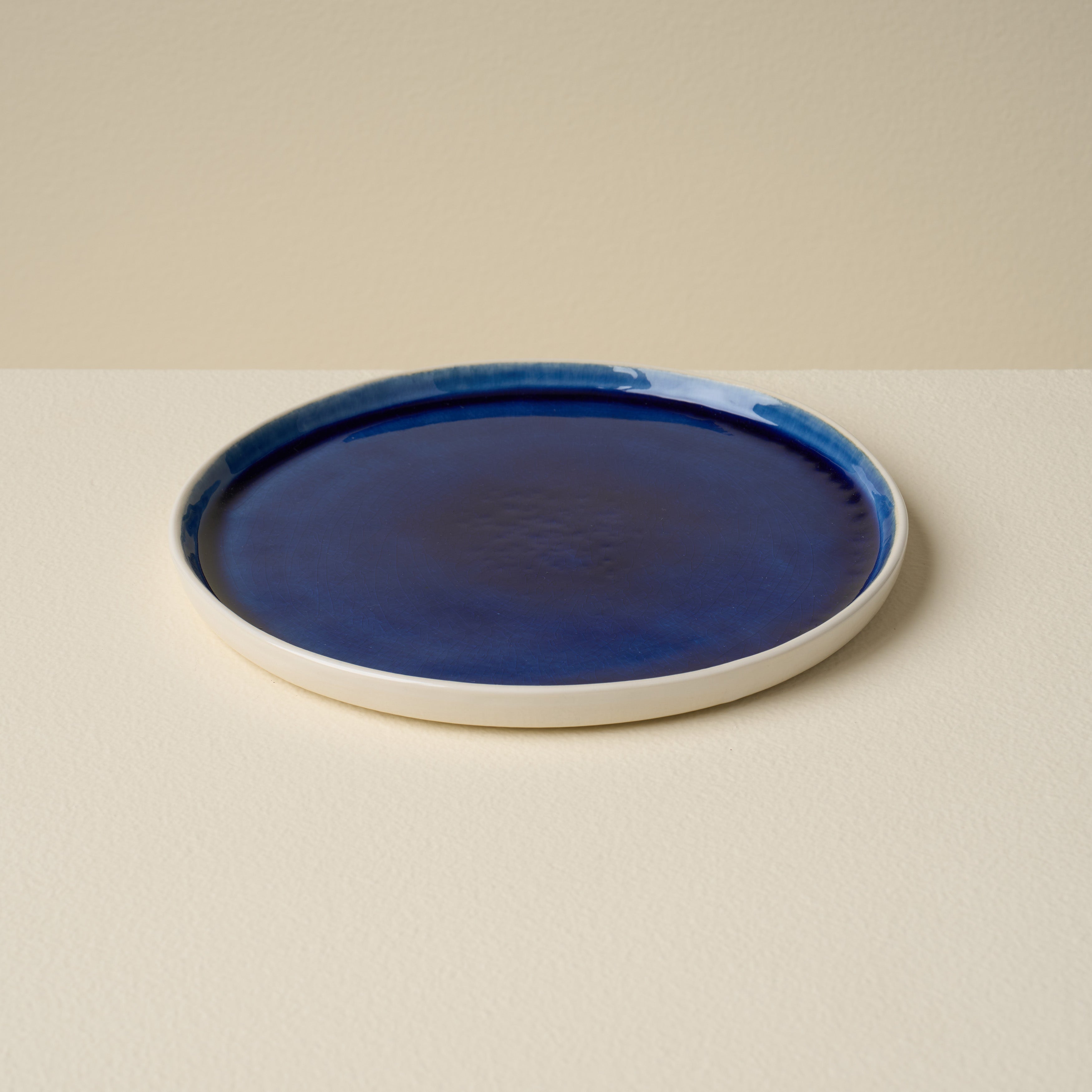 Cora Crackle Salad Plate - Set of 4
