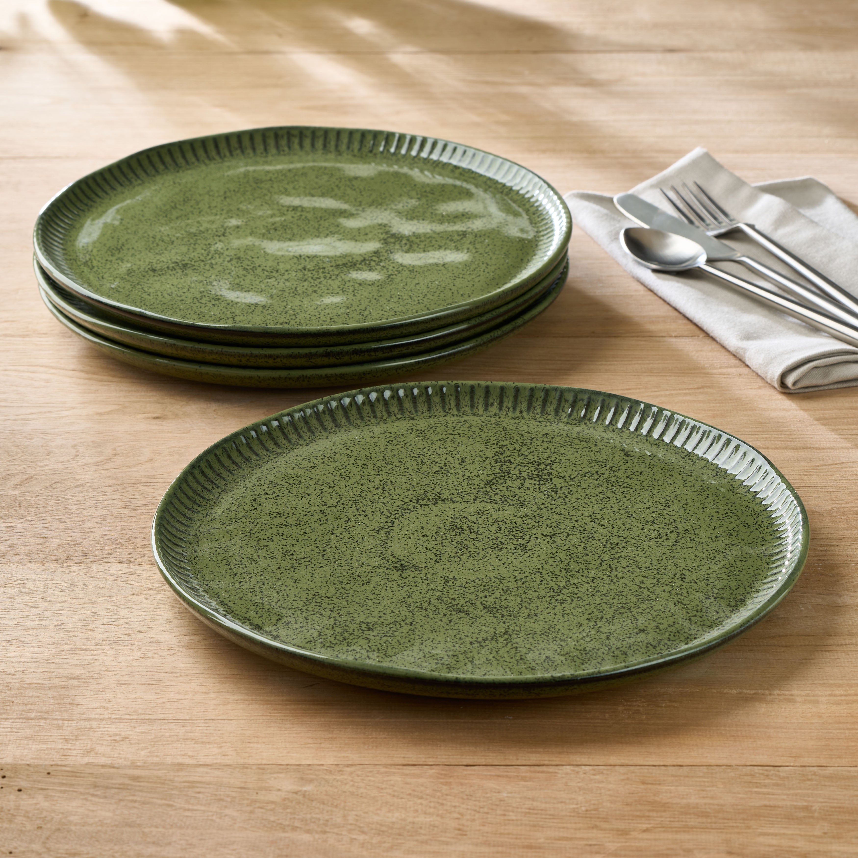 Livia Verde Dinner Plate - Set of 4