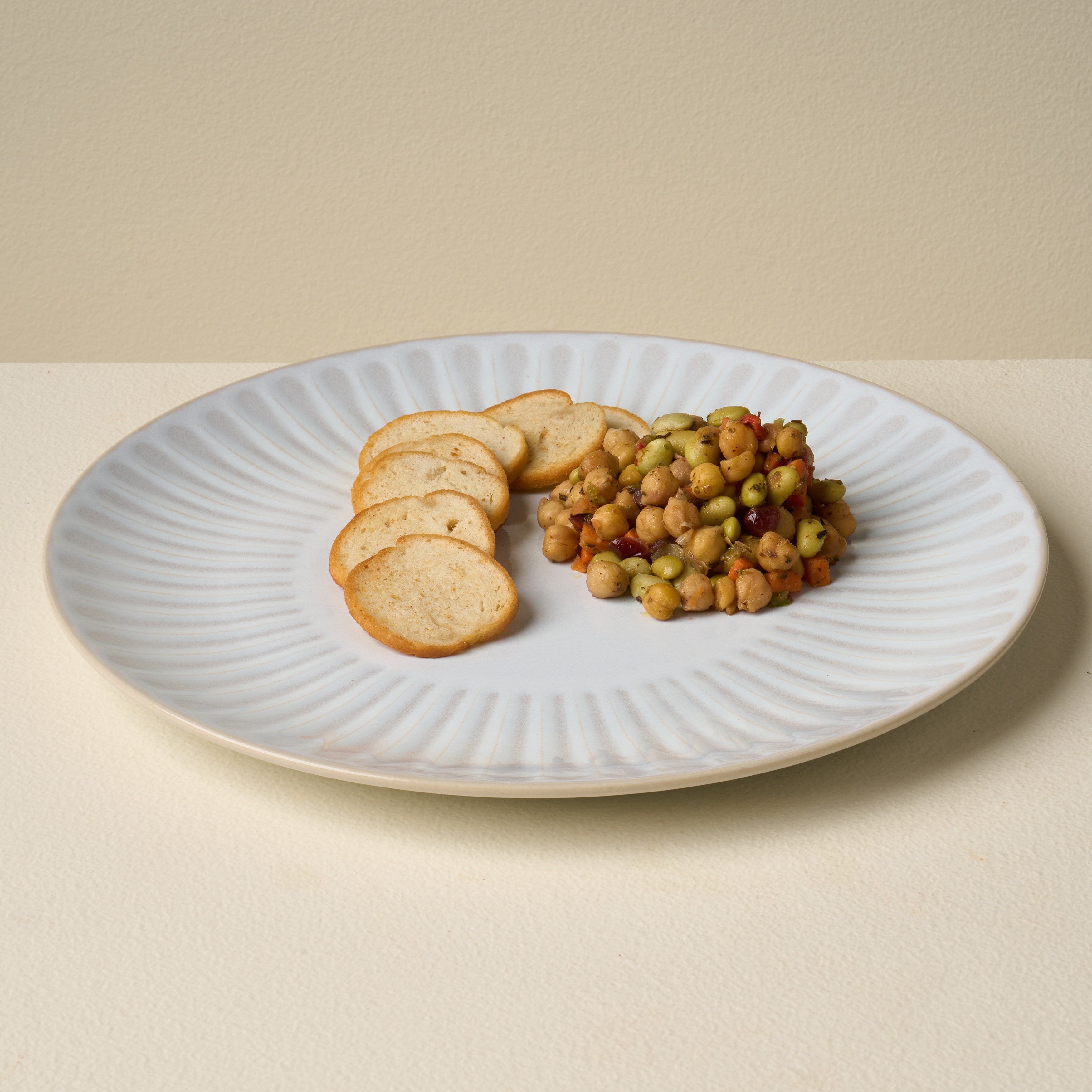 Sintra White Round Platter