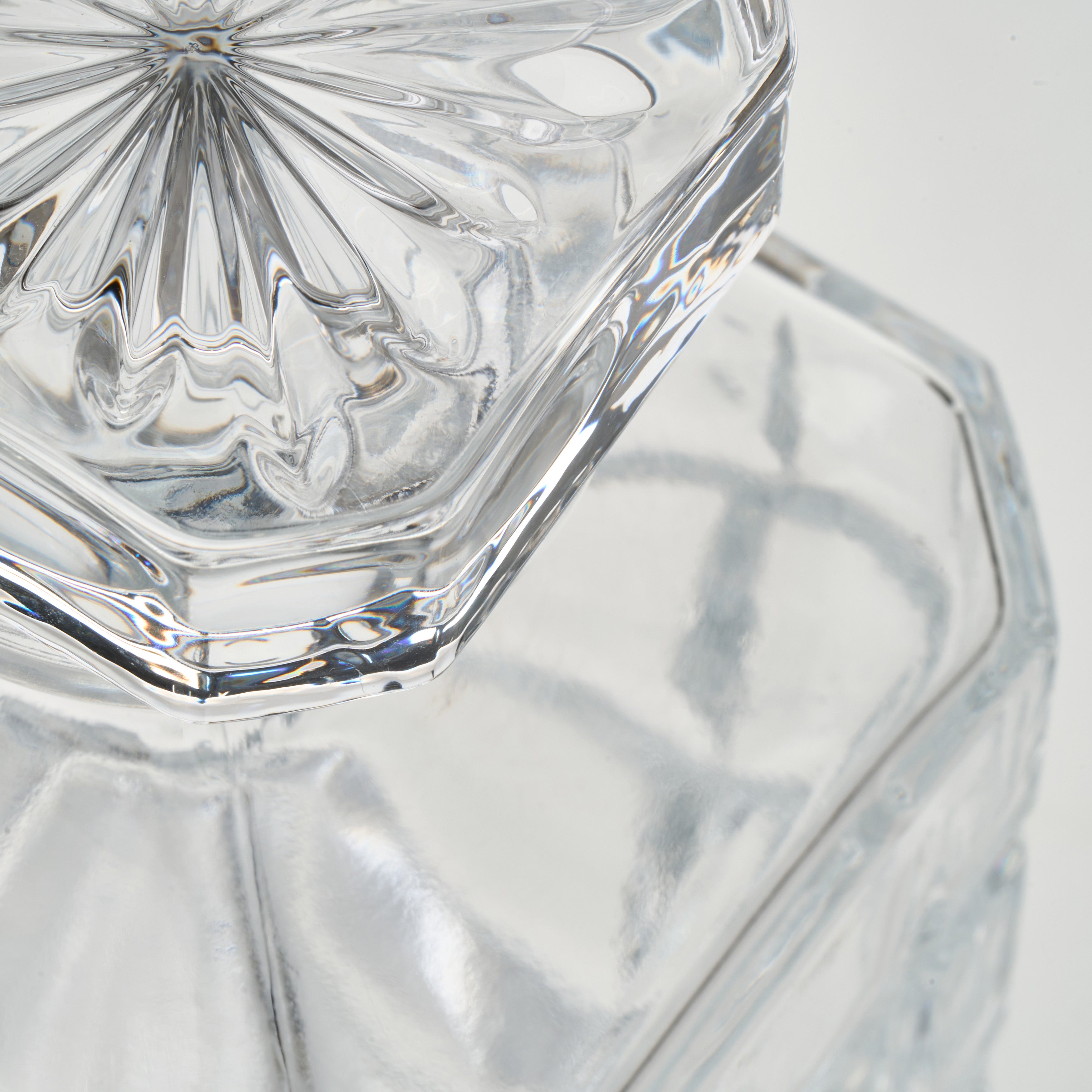 Cross Hatch Decanter