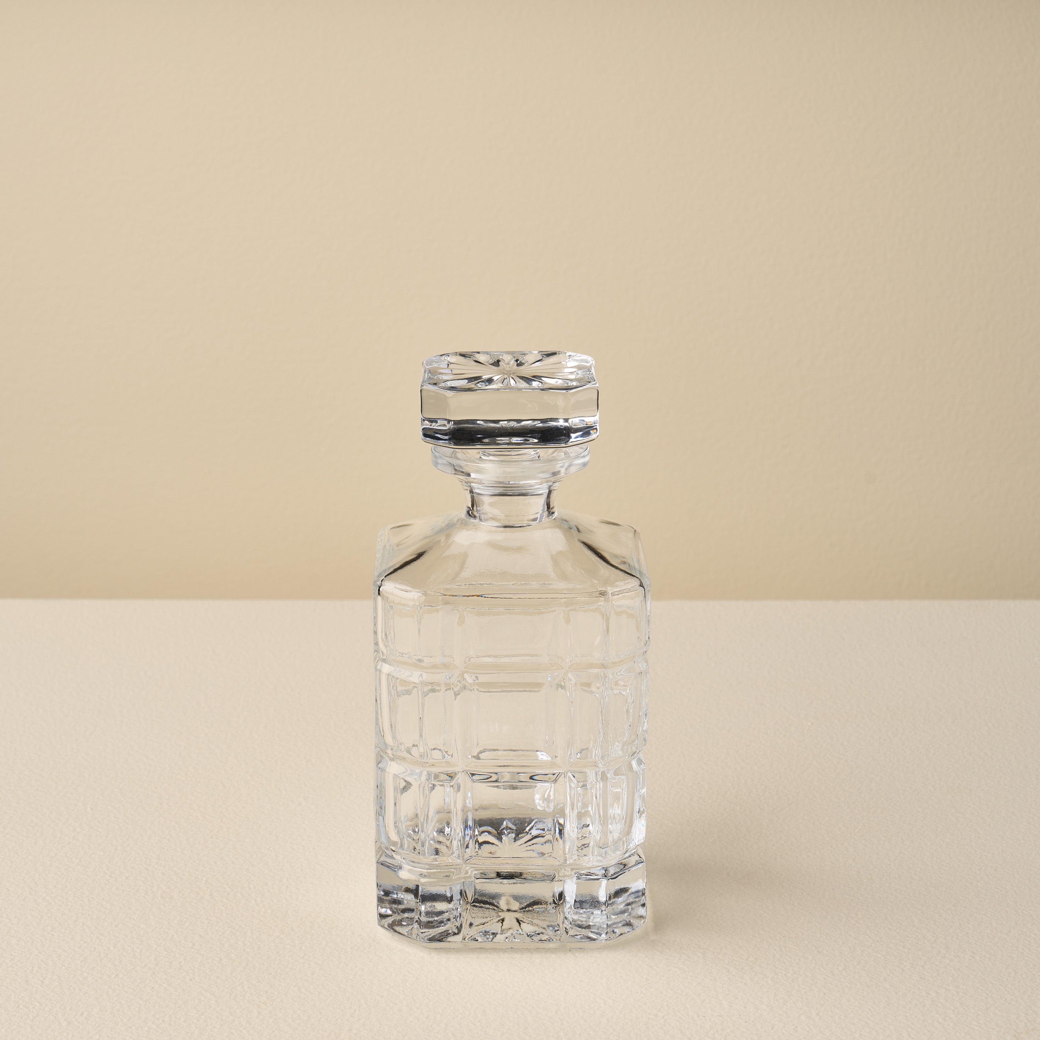 Cross Hatch Decanter