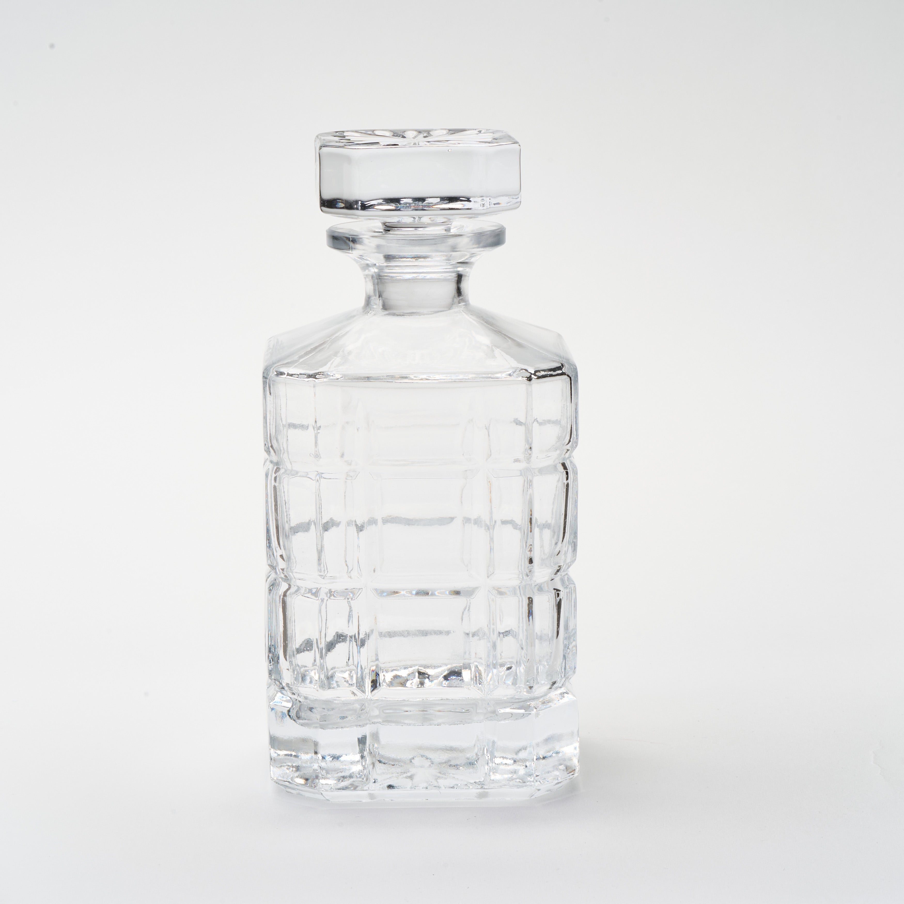 Cross Hatch Decanter