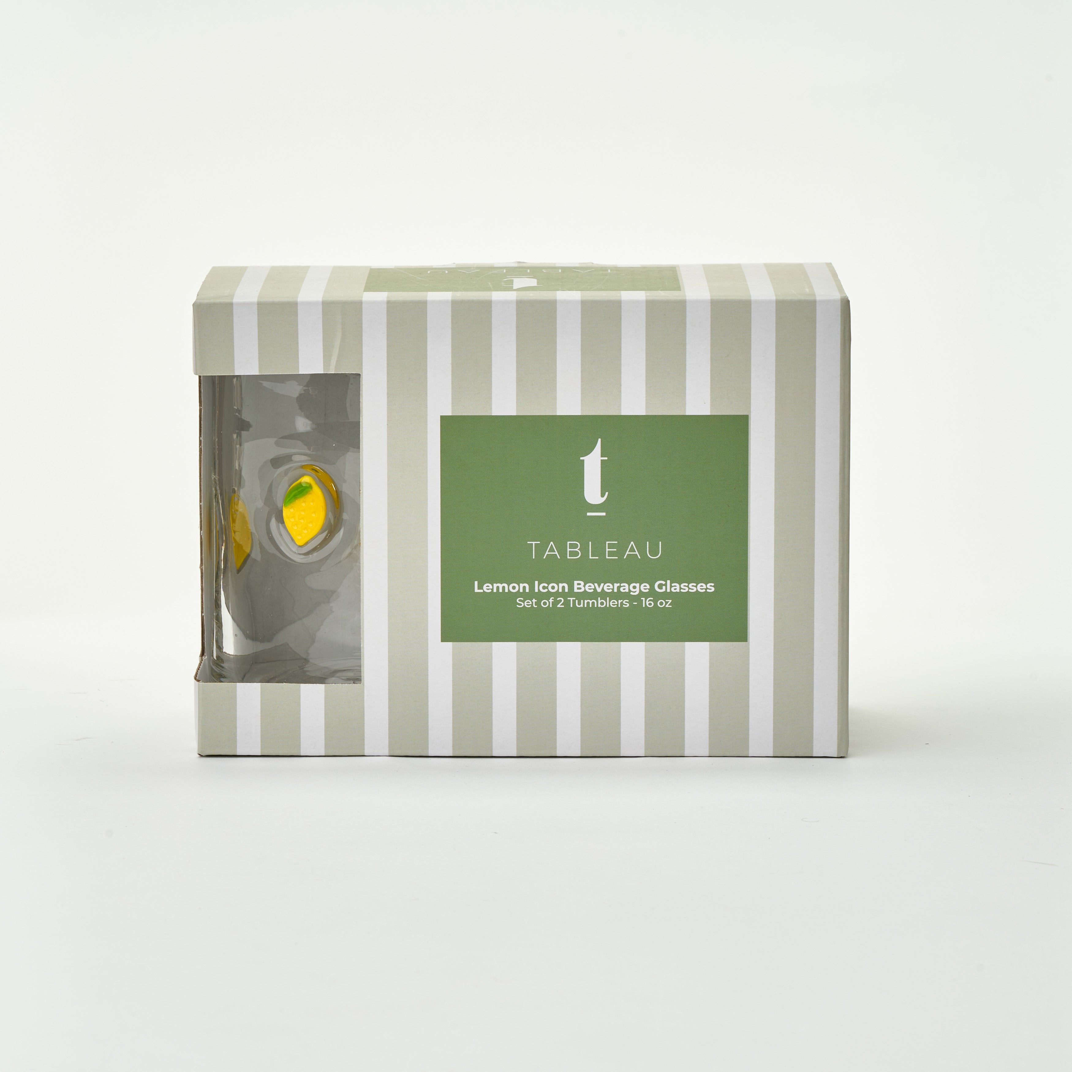 Icon Lemon Short Glass - Set of 2