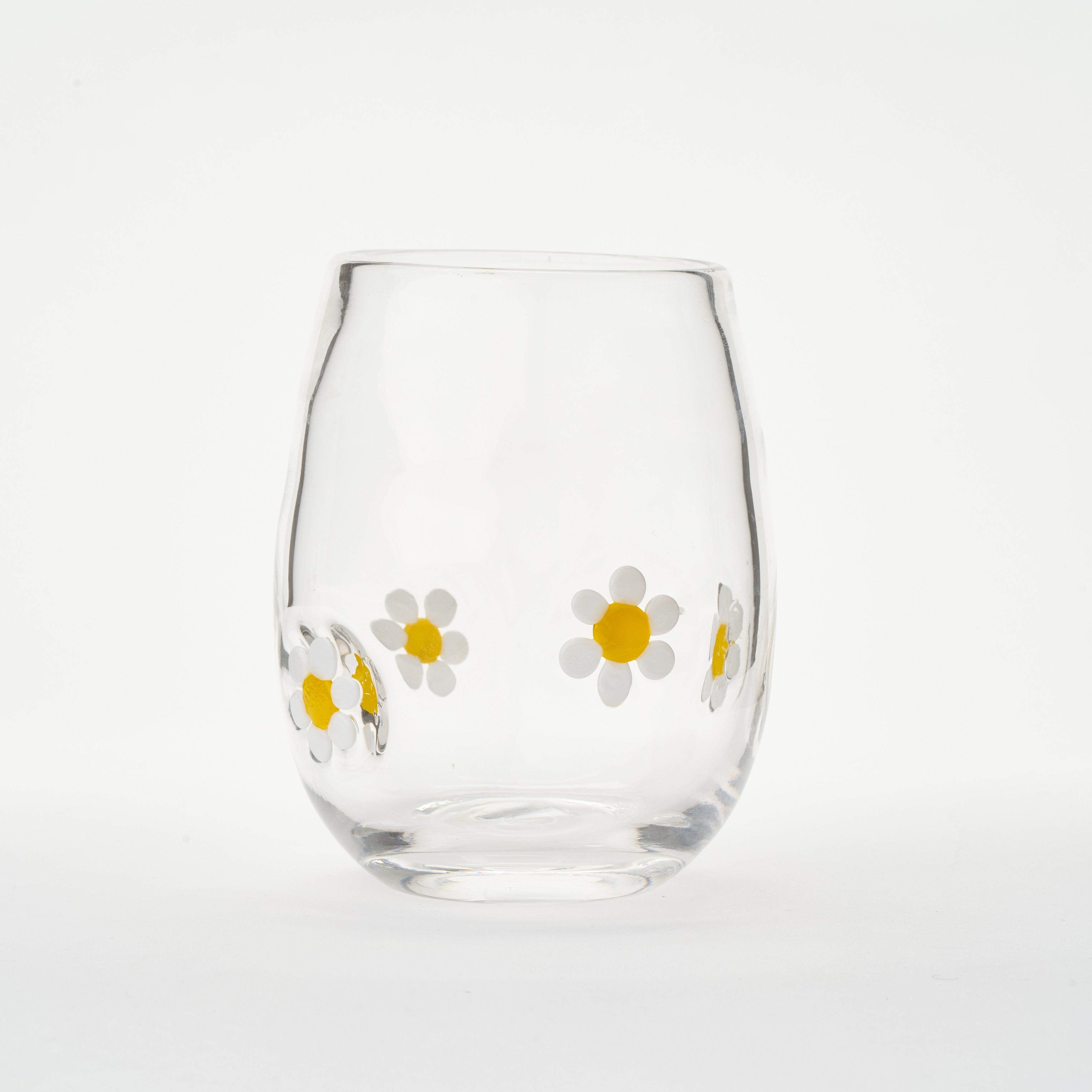 Icon Daisy Stemless Glass - Set of 2