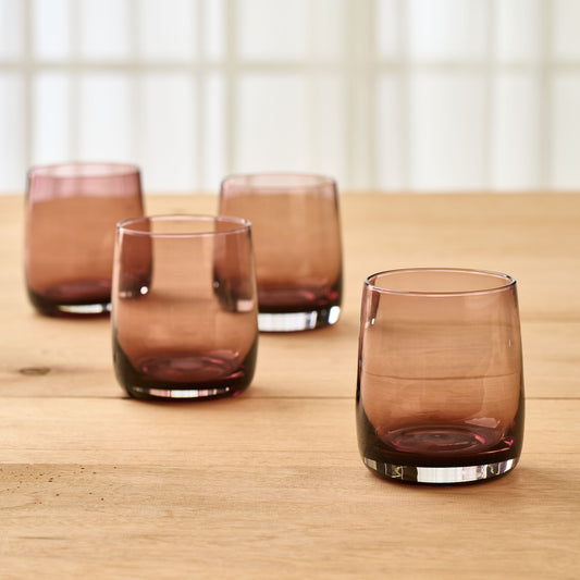 Lizzy Plum Short Glass - Set of 4