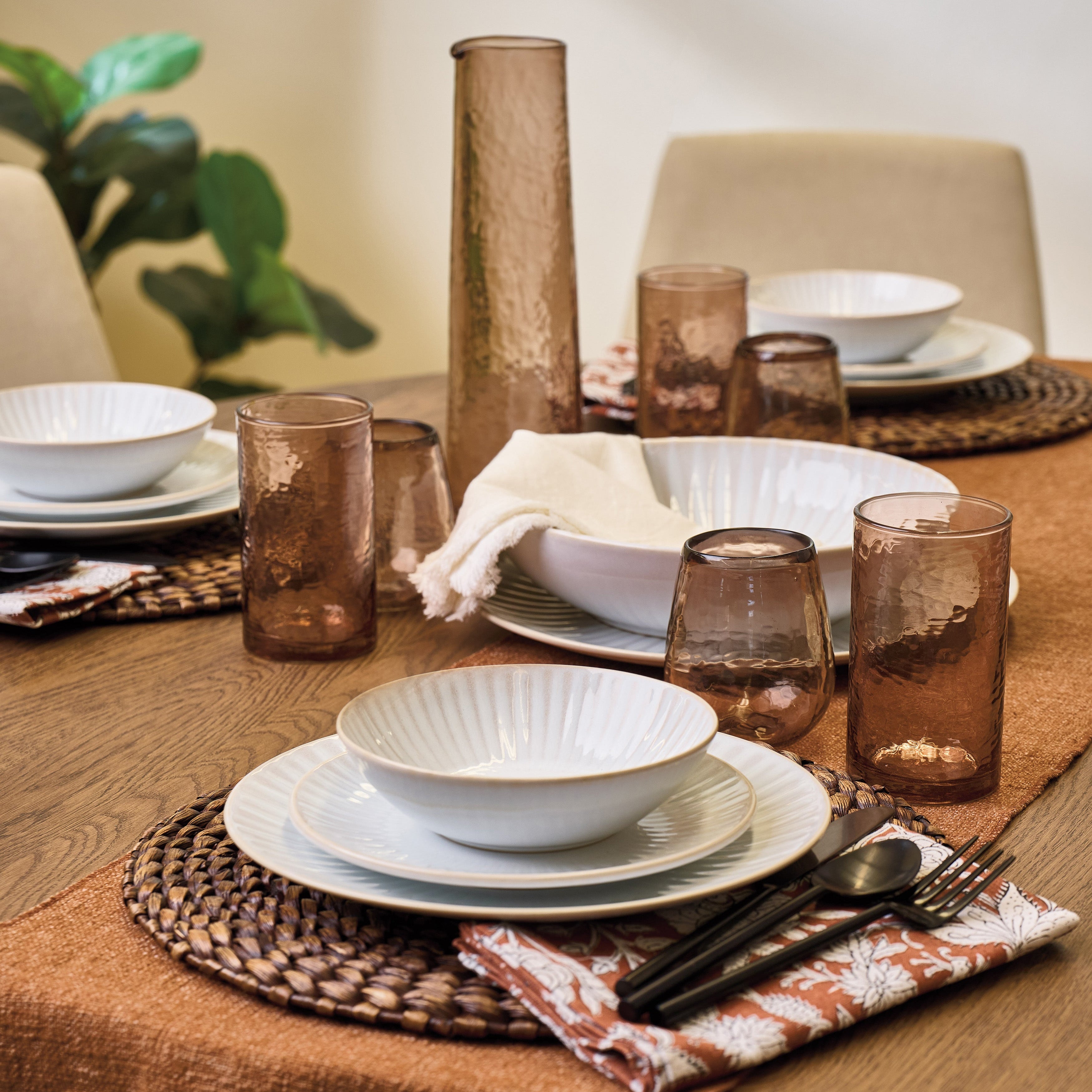 Sintra White Serving Bowl