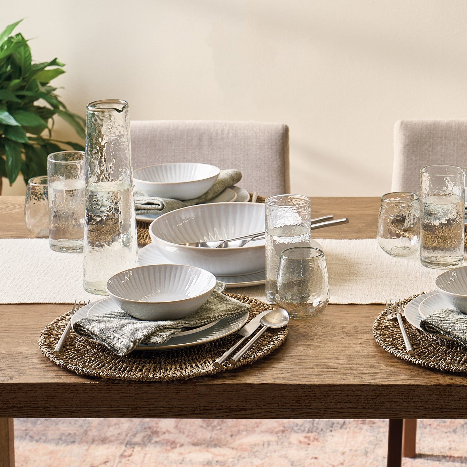 Sintra White Serving Bowl